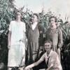 Great grandma AnneMarie and her daughters Xenia Elizabeth and Elizabeth.,  and unknown.